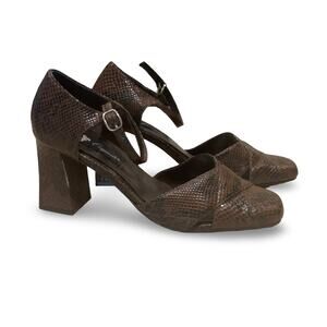 Vintage GF Originals Faux Snakeskin Heels
